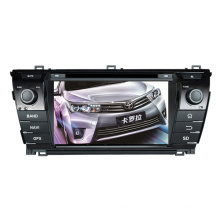 Ajuste de 2DIN coches reproductor de DVD para Toyota Corolla 2014 con Radio Bluetooth TV estéreo sistema de navegación GPS